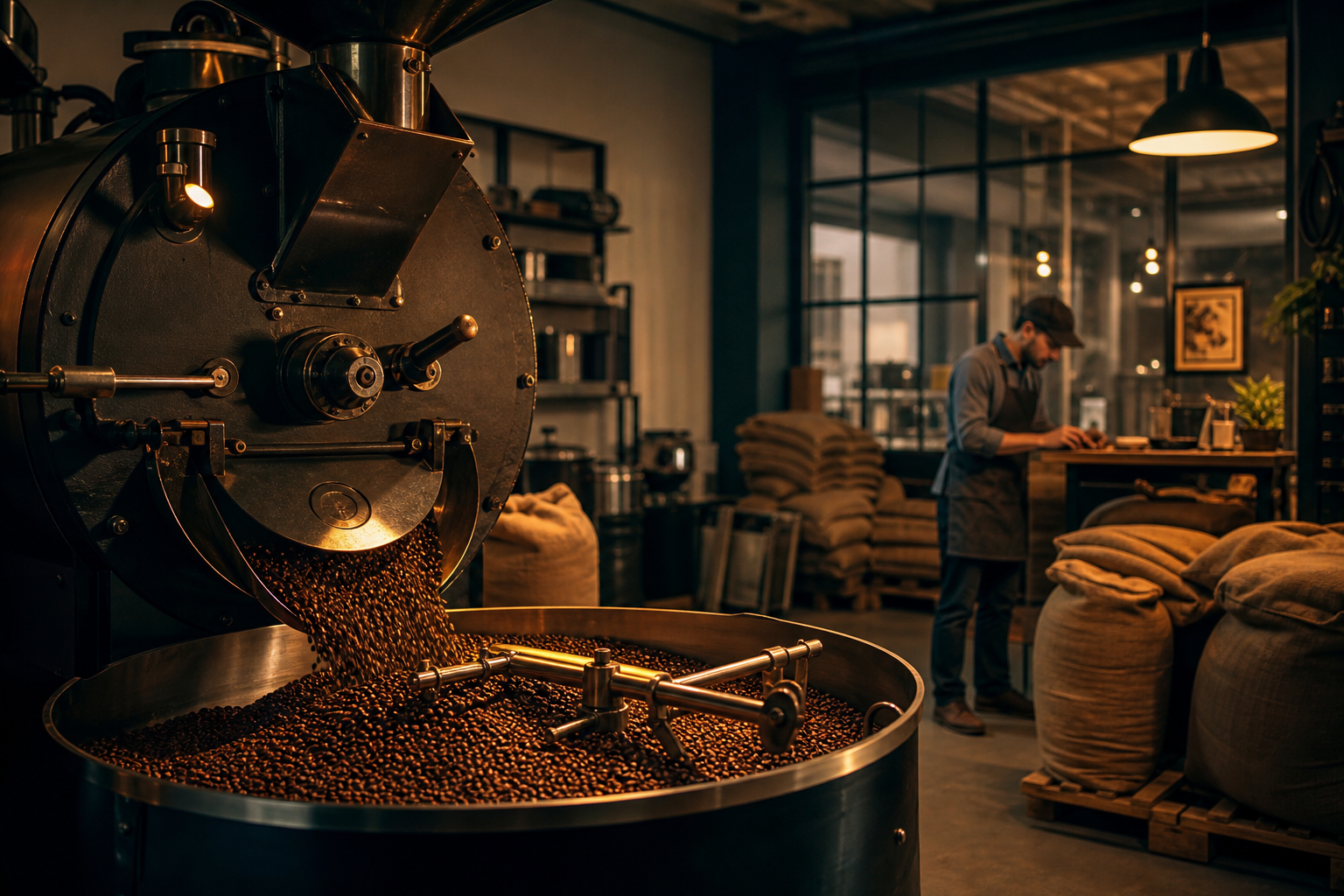 Coffee roasting and quality control at Tisa